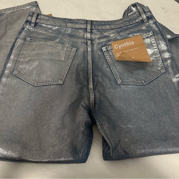 REFORMATION CYNTHIA HIGH RISE NWT 31 - Picture 4 of 5